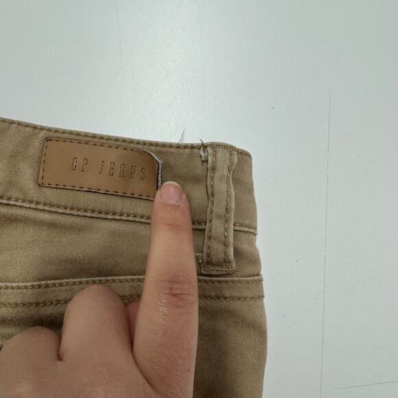 CP Shades Jeans Womens 5‎ Small Brown Tan Skinny Khaki Ankle Mid Rise Vintage - Picture 8 of 8